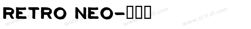 Retro Neo字体转换